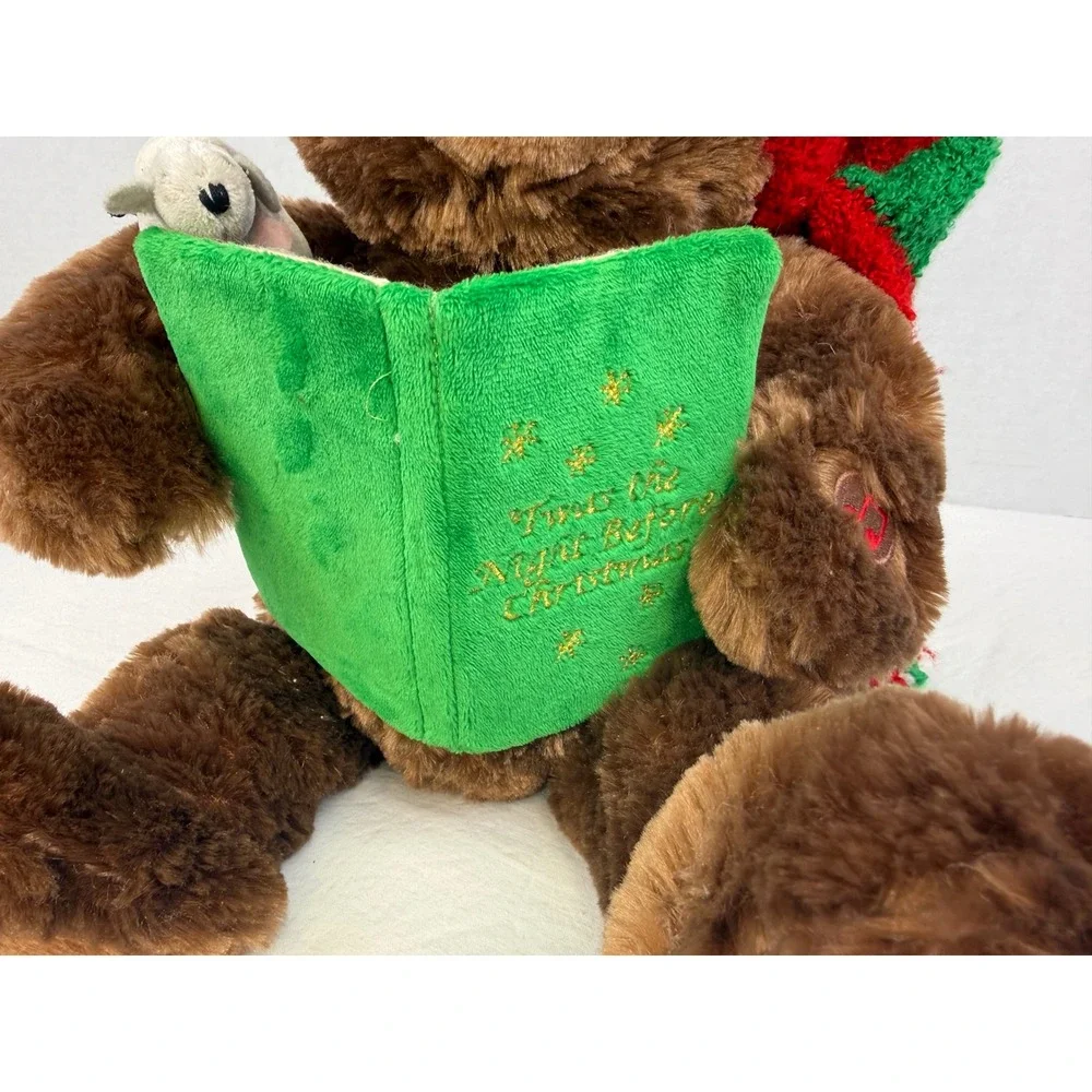 Gund Storytime Bear 88754 Musical Plush Twas the Night Before Christmas 2008‎